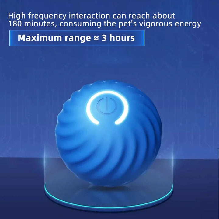 Smart Dog Toy Ball Elektronisk Interaktivt Kjæledyrleketøy Bevegelig Ball USB Automatisk Bevegelig Hoppende for Valp Fødselsdagsgave Katt Produkt | Luvikno