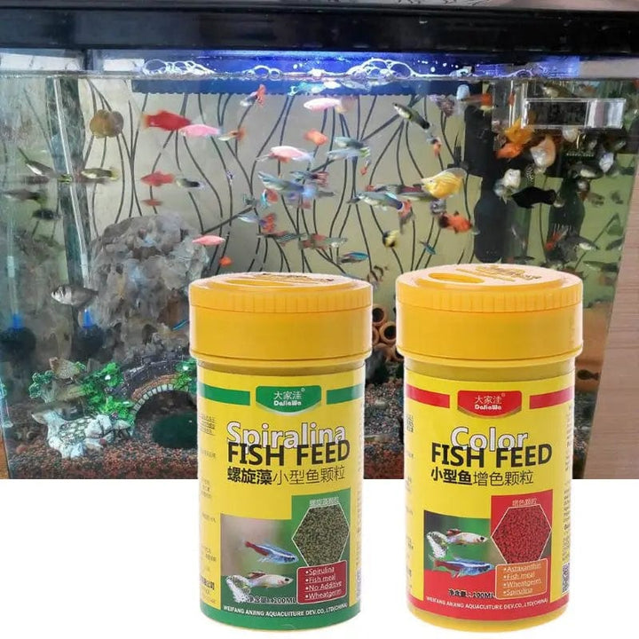 Spirulina Mat Tropical Fisk Næringsmiddel For Akvariefisk Tank Fargeforsterket Mat | Luvikno