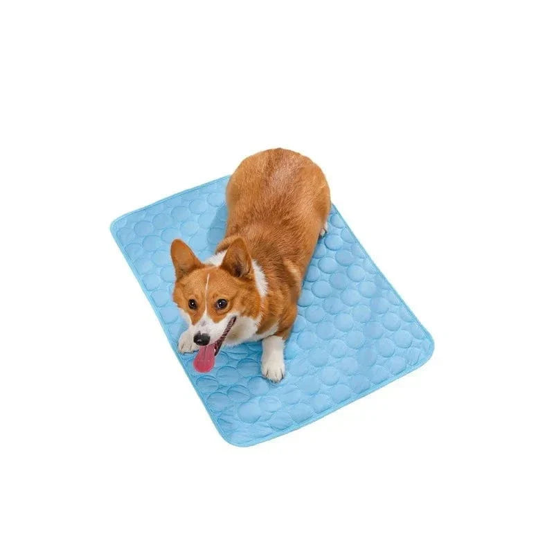 Sommerkjøling Pet Mat Gel Ice Pad for hunder katter Pustende myk kennel seng Antiskli varmt vær kjølig padde dyreforsyninger | Luvikno