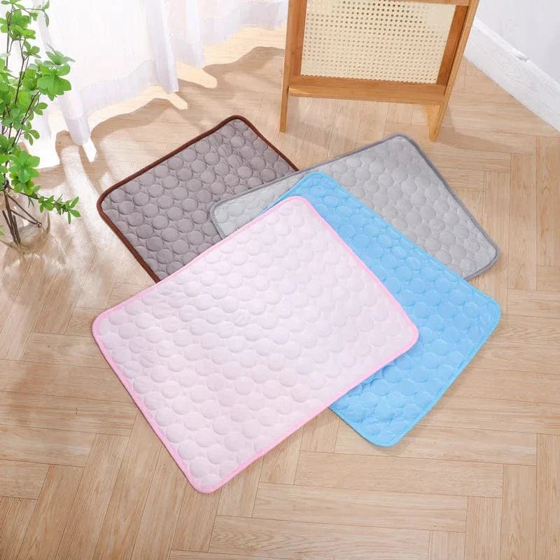 Sommerkjøling Pet Mat Gel Ice Pad for hunder katter Pustende myk kennel seng Antiskli varmt vær kjølig padde dyreforsyninger | Luvikno