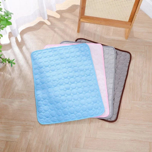 Sommerkjøling Pet Mat Gel Ice Pad for hunder katter Pustende myk kennel seng Antiskli varmt vær kjølig padde dyreforsyninger | Luvikno