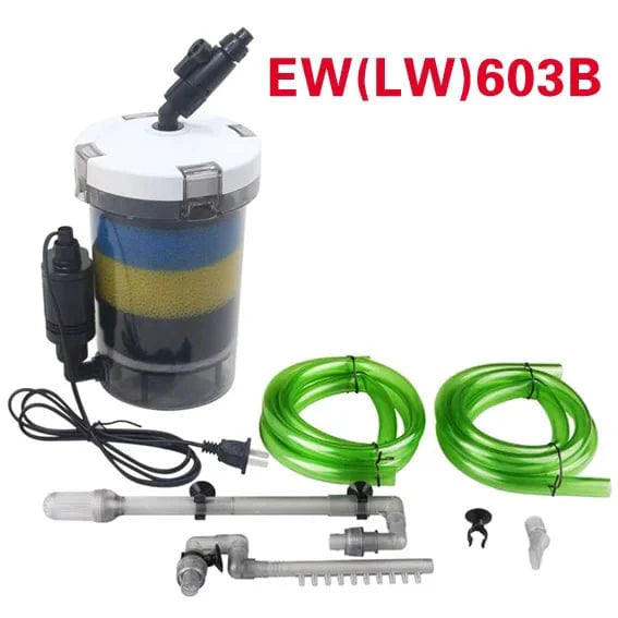 SUNSUN akvariefilter ultra-stille ekstern akvariefilter bøtte 110V-220V / 6W / HW-602 / HW-603 / HW-602B / HW-603B | Luvikno