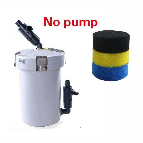 SUNSUN akvariefilter ultra-stille ekstern akvariefilter bøtte 110V-220V / 6W / HW-602 / HW-603 / HW-602B / HW-603B | Luvikno