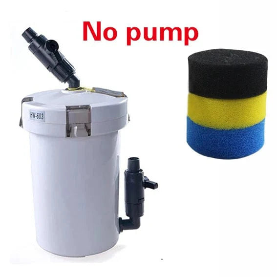 SUNSUN akvariefilter ultra-stille ekstern akvariefilter bøtte 110V-220V / 6W / HW-602 / HW-603 / HW-602B / HW-603B | Luvikno