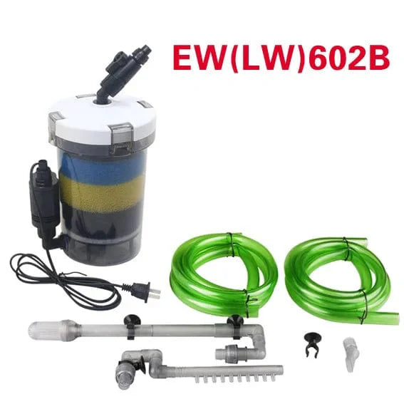 SUNSUN akvariefilter ultra-stille ekstern akvariefilter bøtte 110V-220V / 6W / HW-602 / HW-603 / HW-602B / HW-603B | Luvikno