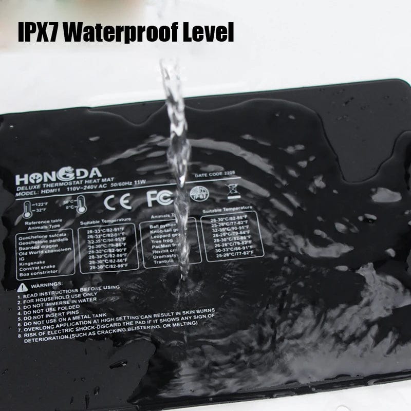 Terrarium Reptiler firfisle Varme Matte Klatring Kjæledyr Oppvarming Varmeputer Intelligent Justerbar Temperaturkontroller Matter 110v/220v | Luvikno