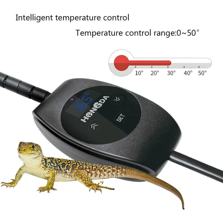 Terrarium Reptiler firfisle Varme Matte Klatring Kjæledyr Oppvarming Varmeputer Intelligent Justerbar Temperaturkontroller Matter 110v/220v | Luvikno