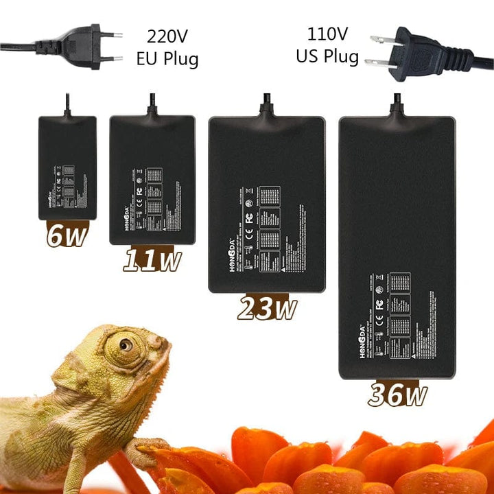 Terrarium Reptiler firfisle Varme Matte Klatring Kjæledyr Oppvarming Varmeputer Intelligent Justerbar Temperaturkontroller Matter 110v/220v | Luvikno