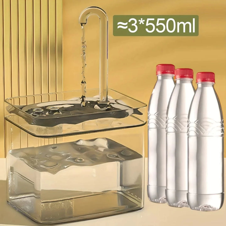 Ultra-Stille Kattens vannfontene Filter Smart Automatisk Kjæledyr Hund Vann Dispenser & Burnout Forebygging Pump1.5L Resirkulere Filtrin | Luvikno