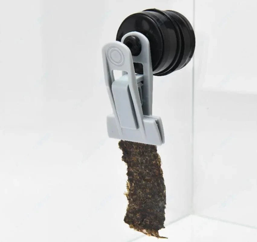 VastOcean Veggie-Mag Fôrklips Akvarium Fisketank Sterk Magnetisk Tang Grønnsaksklips | Luvikno