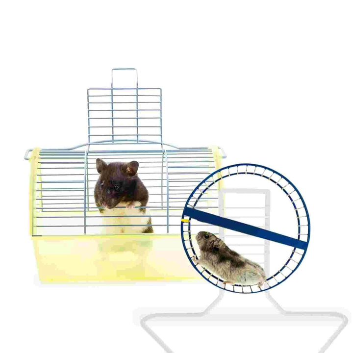 Metal Braketter Løpehjul Støtte Hamster Syrisk Trening Hvit Jern Lite Kjæledyr Stativ | Luvikno