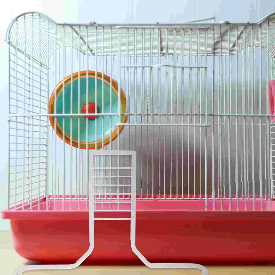 Metal Braketter Løpehjul Støtte Hamster Syrisk Trening Hvit Jern Lite Kjæledyr Stativ | Luvikno