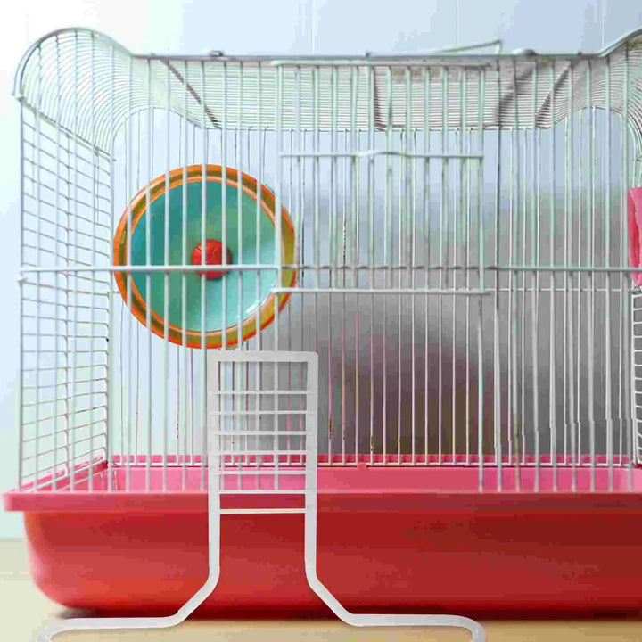 Metal Braketter Løpehjul Støtte Hamster Syrisk Trening Hvit Jern Lite Kjæledyr Stativ | Luvikno