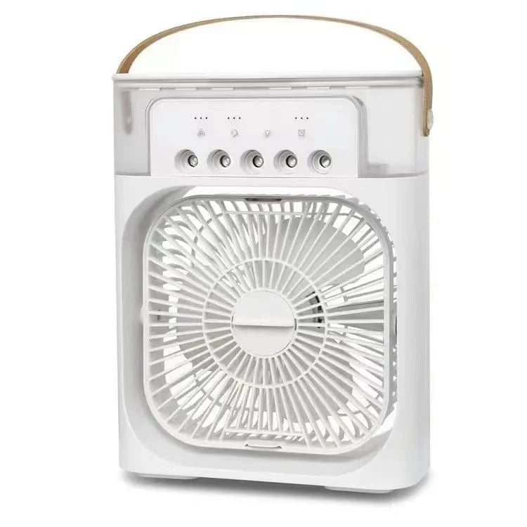 Planet Gates Portable Humidifier Fan AIr Conditioner Household Small Air Cooler Hydrocooling Portable Air Adjustment For Office 3 Speed Fan