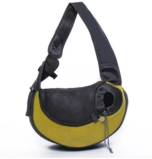 Mesh Oxford Pet Utendørs Reise Kjæledyr Valp Bærer Håndbag Pung Enkelt Skulderveske Sling Mesh Komfort Reise Tote Skulderveske | Luvikno