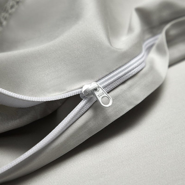 Platinum Luxury Duvet Cover Set – 1000 TC Cotton med Silke Satin Finish | Luvikno