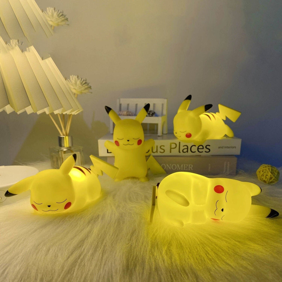Luvikno | Fortryllende Pikachu Nattlampe - Magisk Lys for Barn