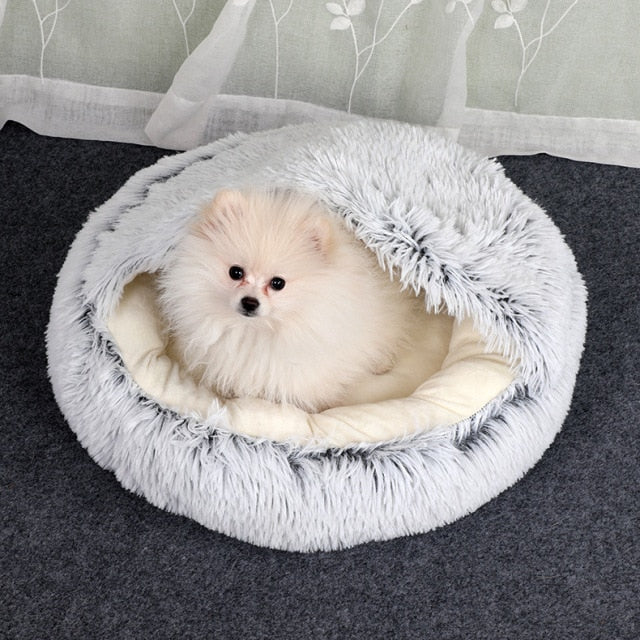 Kattehule Seng Plush Ortopedisk Rede Luvikno