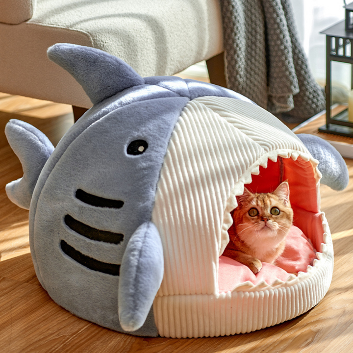 Bærbar kattehule med varm pute - CozyCave Luvikno