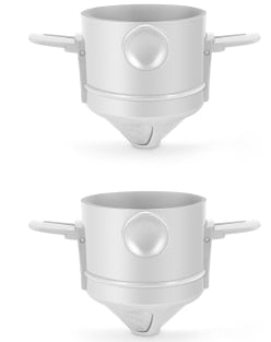 Bærbar sammenleggbar kaffefilter i rustfritt stål gjenbrukbar kaffetrakter | Luvikno