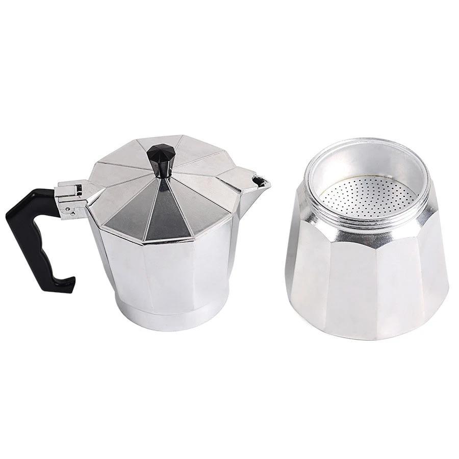 Bærbar hjem Moka Gryte Aluminium med Pulver Perkolator | Luvikno