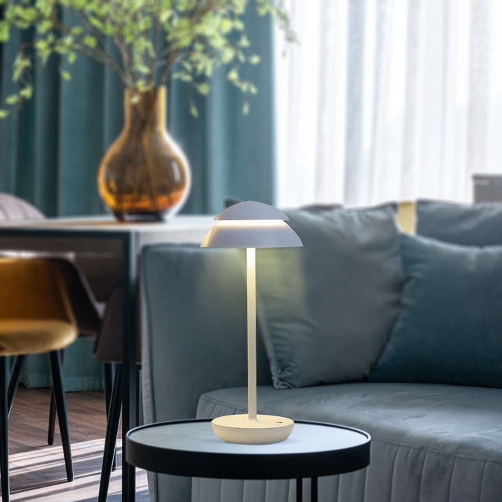 Bordlampe med berøringskontroll og LED-lys Luvikno