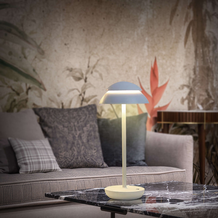 Bordlampe med berøringskontroll og LED-lys Luvikno