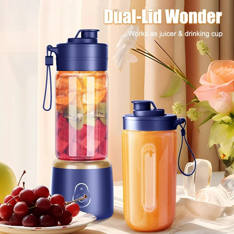Bærbar USB-lading Elektrisk Juicer Mini Blender Fruktpresse Mixer | Luvikno