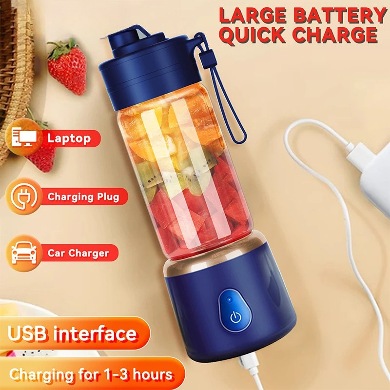 Bærbar USB-lading Elektrisk Juicer Mini Blender Fruktpresse Mixer | Luvikno