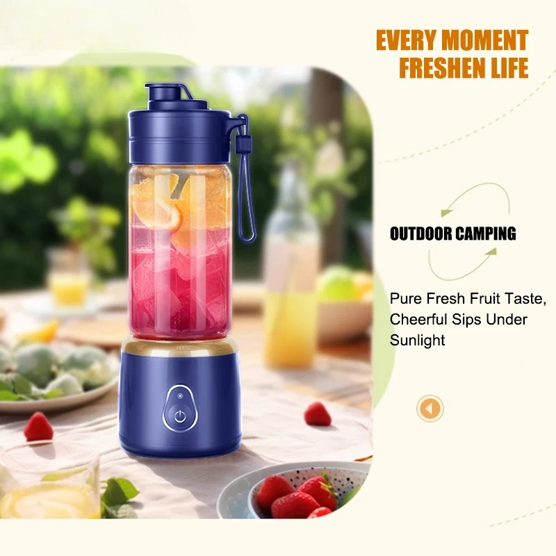 Bærbar USB-lading Elektrisk Juicer Mini Blender Fruktpresse Mixer | Luvikno