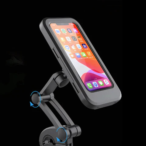 SafeRide Vanntett Telefonholder – 360° Rotérbar for Sykkel og Regnvær | Luvikno
