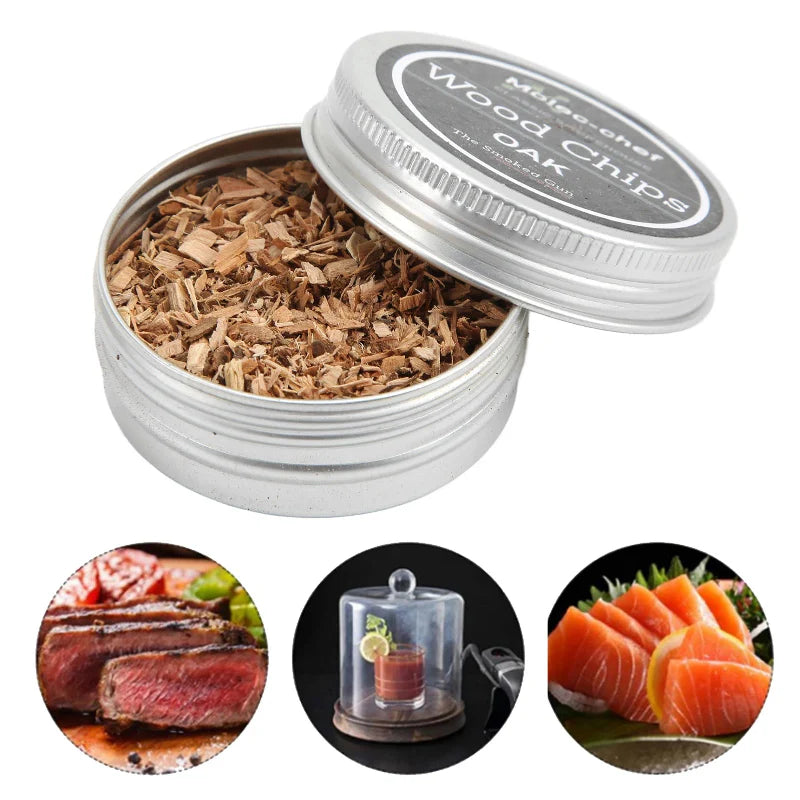 Premium Cocktail Smoker Kit med Whiskey Wood Smoking Infuser Chips | Luvikno