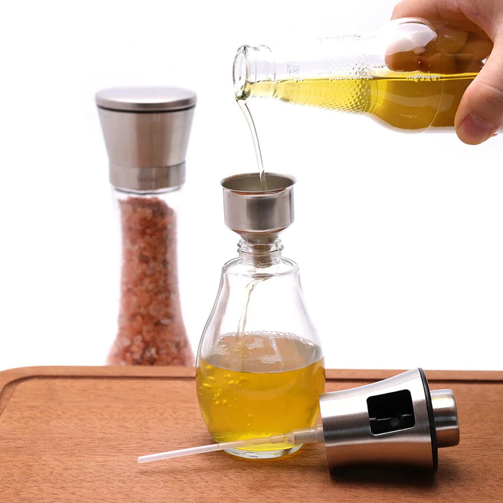 Premium Glass Oil Sprayer Dispenser for Matlaging BBQ og Air Fryer | Luvikno