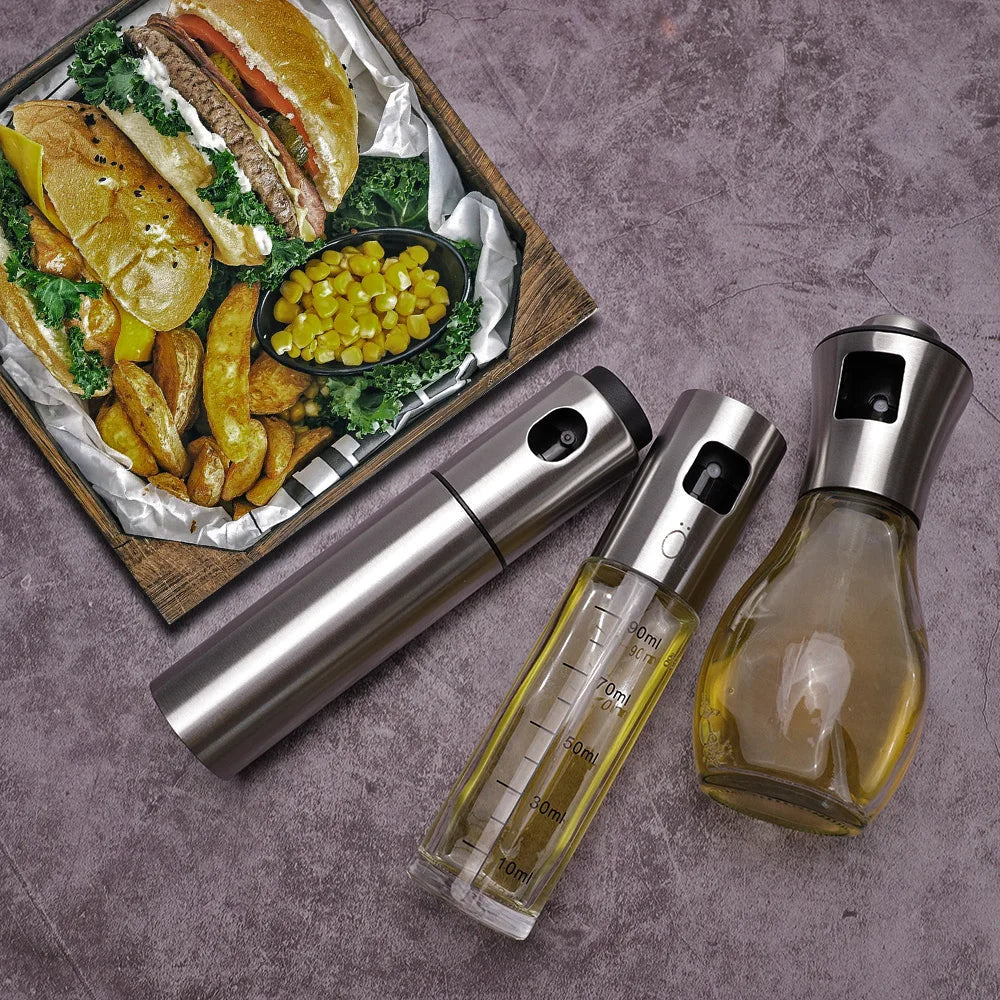 Premium Glass Oil Sprayer Dispenser for Matlaging BBQ og Air Fryer | Luvikno
