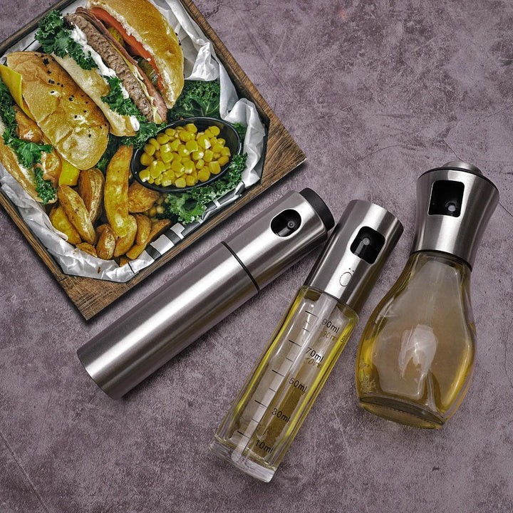 Premium Glass Oil Sprayer Dispenser for Matlaging BBQ og Air Fryer | Luvikno