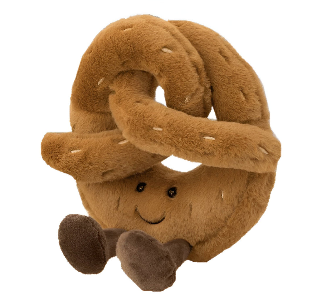 Plush Pretzel – Myk Kosepute i Frokostdesign | Luvikno