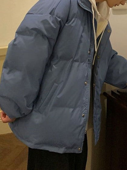 Luvik | Ylipitkä Väärennetty Kaksiosainen Puffer-takki Huoodilla