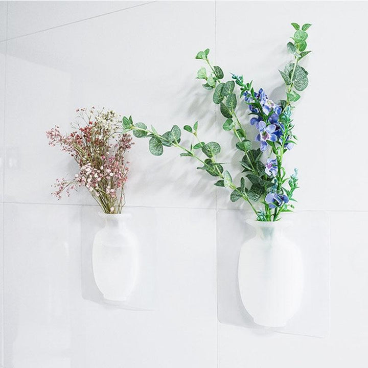 Silicone Sticky Wall Vase | Luvikno