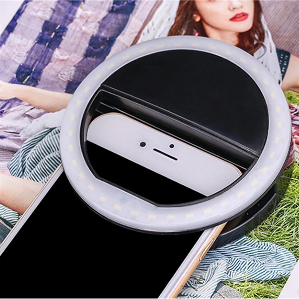 LED Ring Flash Mobil Kamera Lys | Luvikno