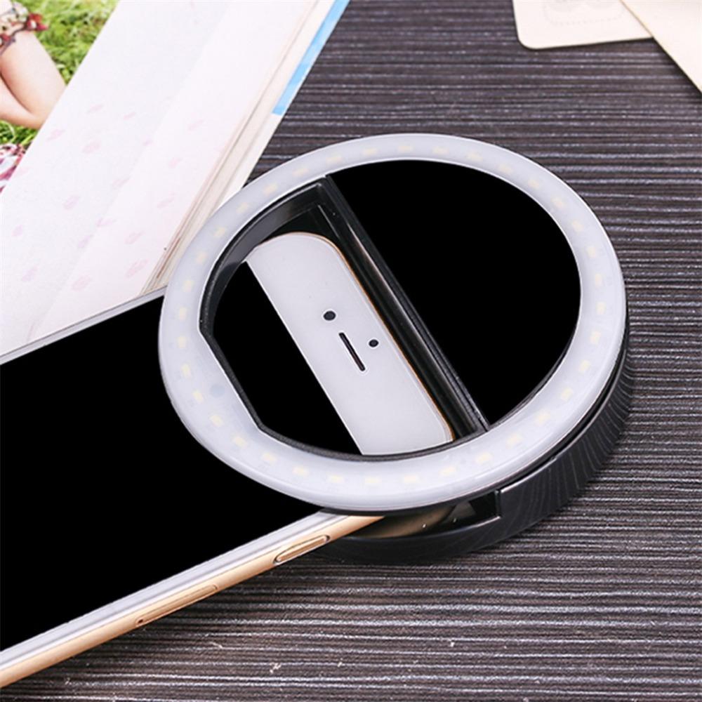 LED Ring Flash Mobil Kamera Lys | Luvikno