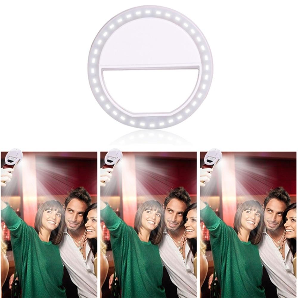 LED Ring Flash Mobil Kamera Lys | Luvikno