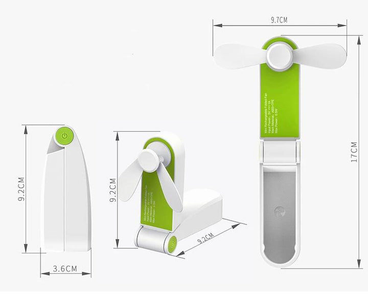 FanMe - USB-ladbar bærbar mini vifte | Luvikno