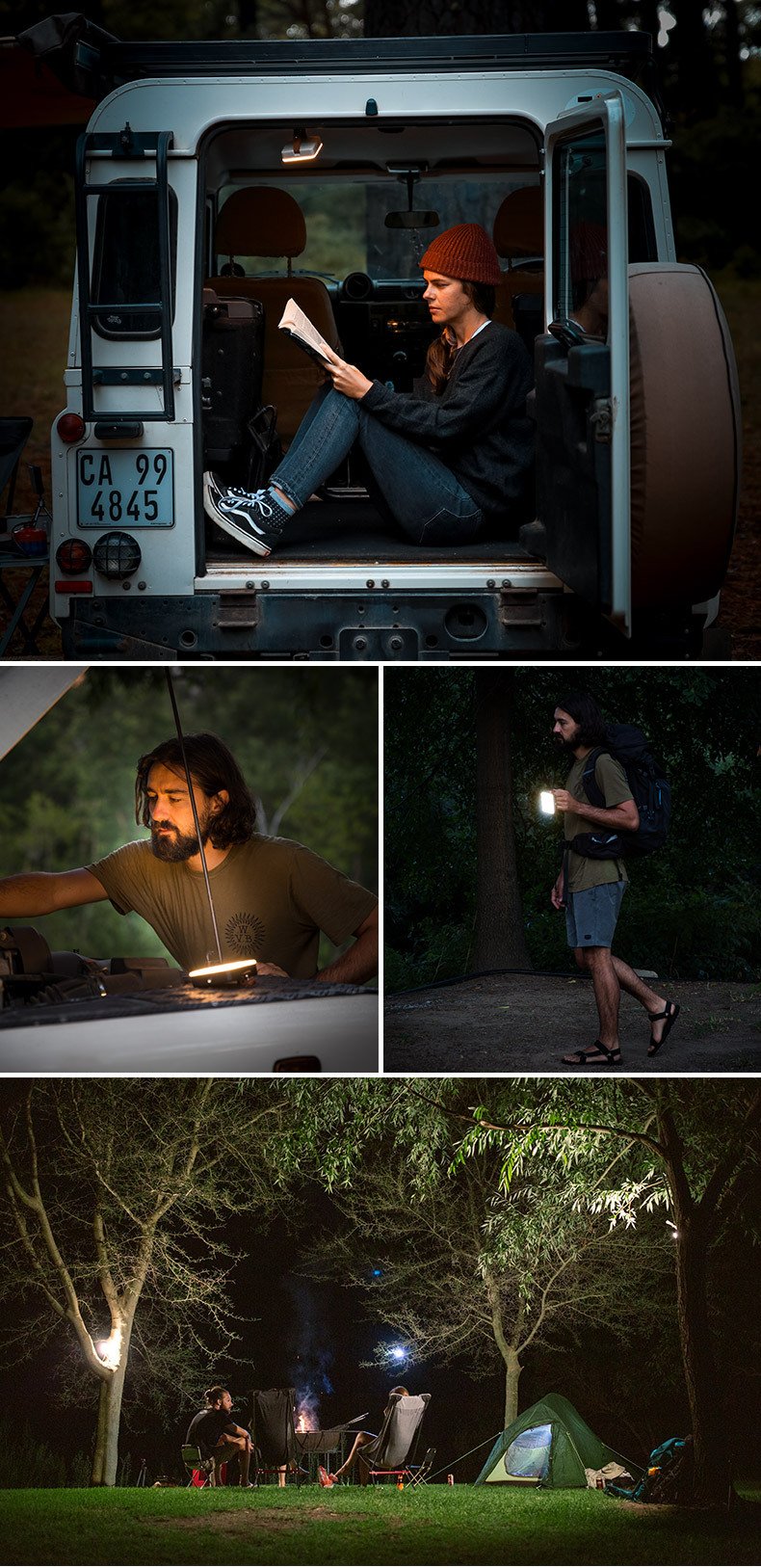 CampLamp - Ultra Bright LED Oppladbar Lantern | Luvikno