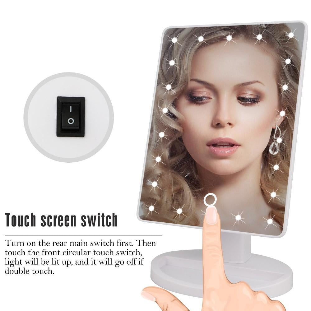 22 LED Makeup Speil | Luvikno