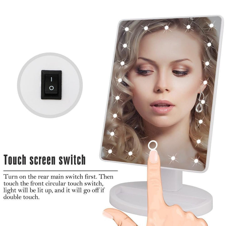 22 LED Makeup Speil | Luvikno