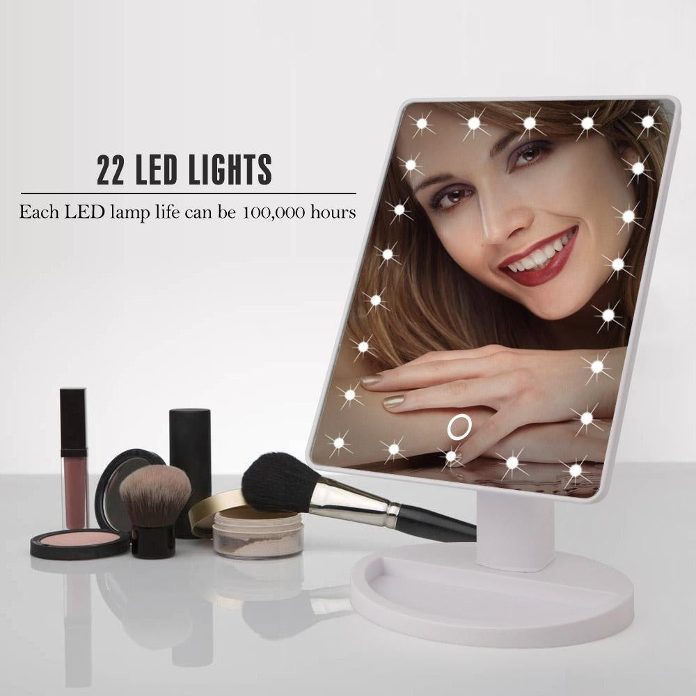 22 LED Makeup Speil | Luvikno