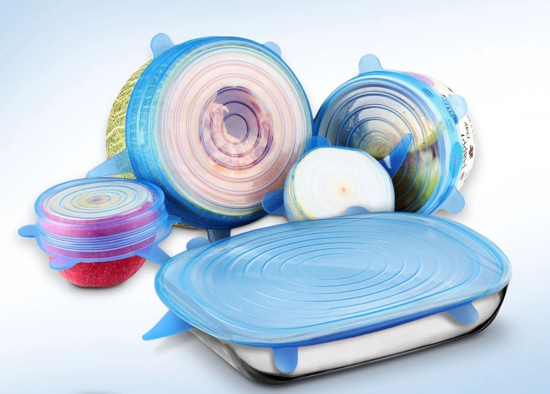 EcoLid - 6 Silikon Reusable Stretch Covers | Luvikno