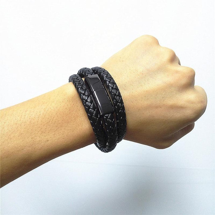 MyData - Mini Micro USB & Telefon Lader Armbånd | Luvikno