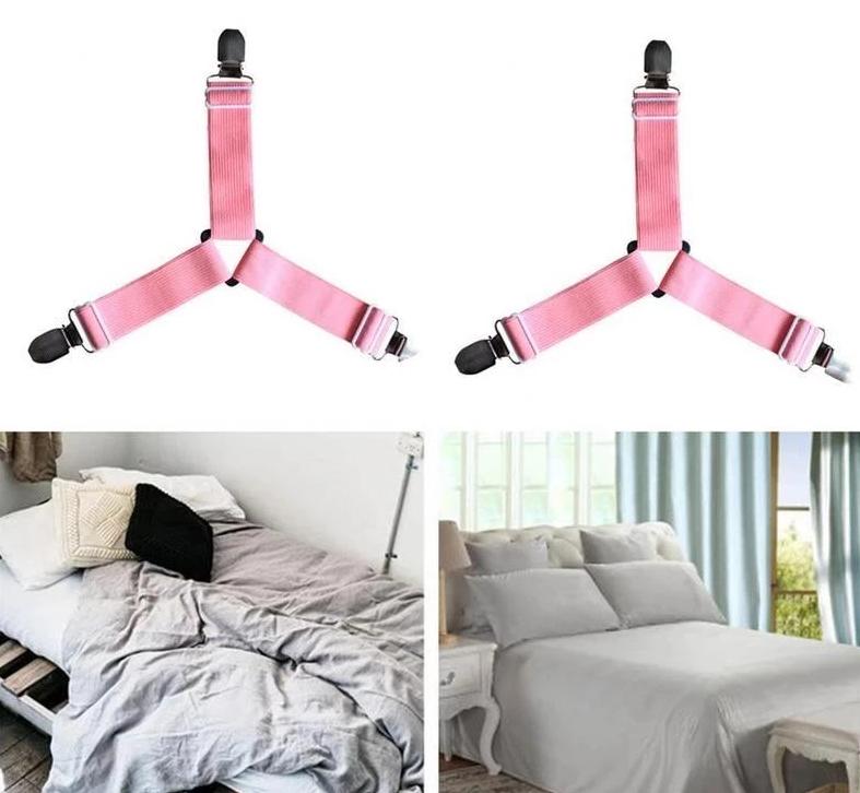 HoldTight - 4 Delers Elastiske Laken Klemmer | Luvikno