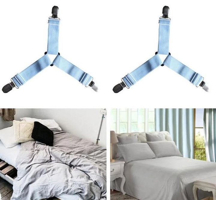 HoldTight - 4 Delers Elastiske Laken Klemmer | Luvikno